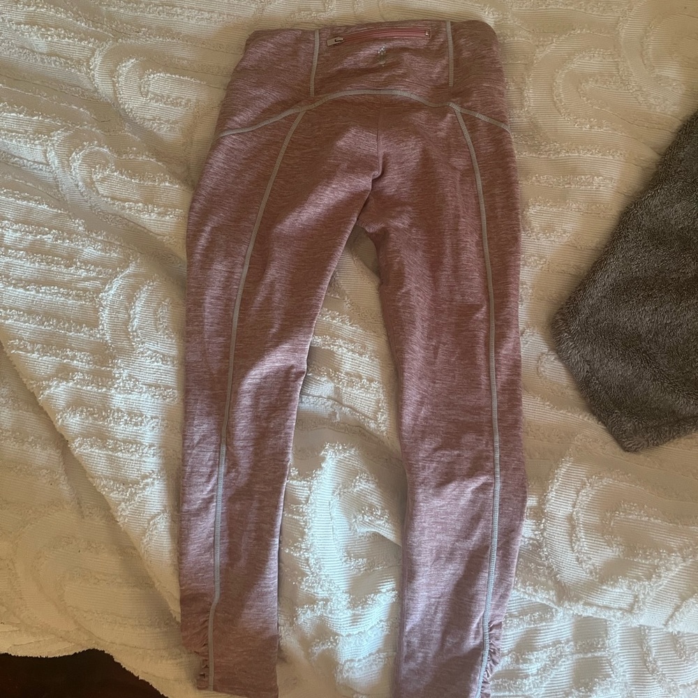 Free people set 7/8 length leggings and sports bra